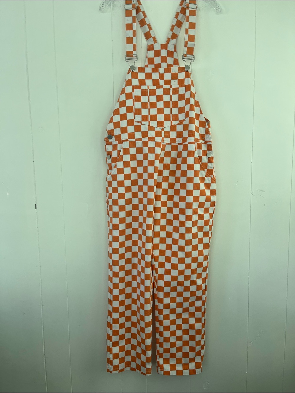 Tennessee VOLS Orange White
Checkerboard Overalls Size Small - Picture 9 of 15